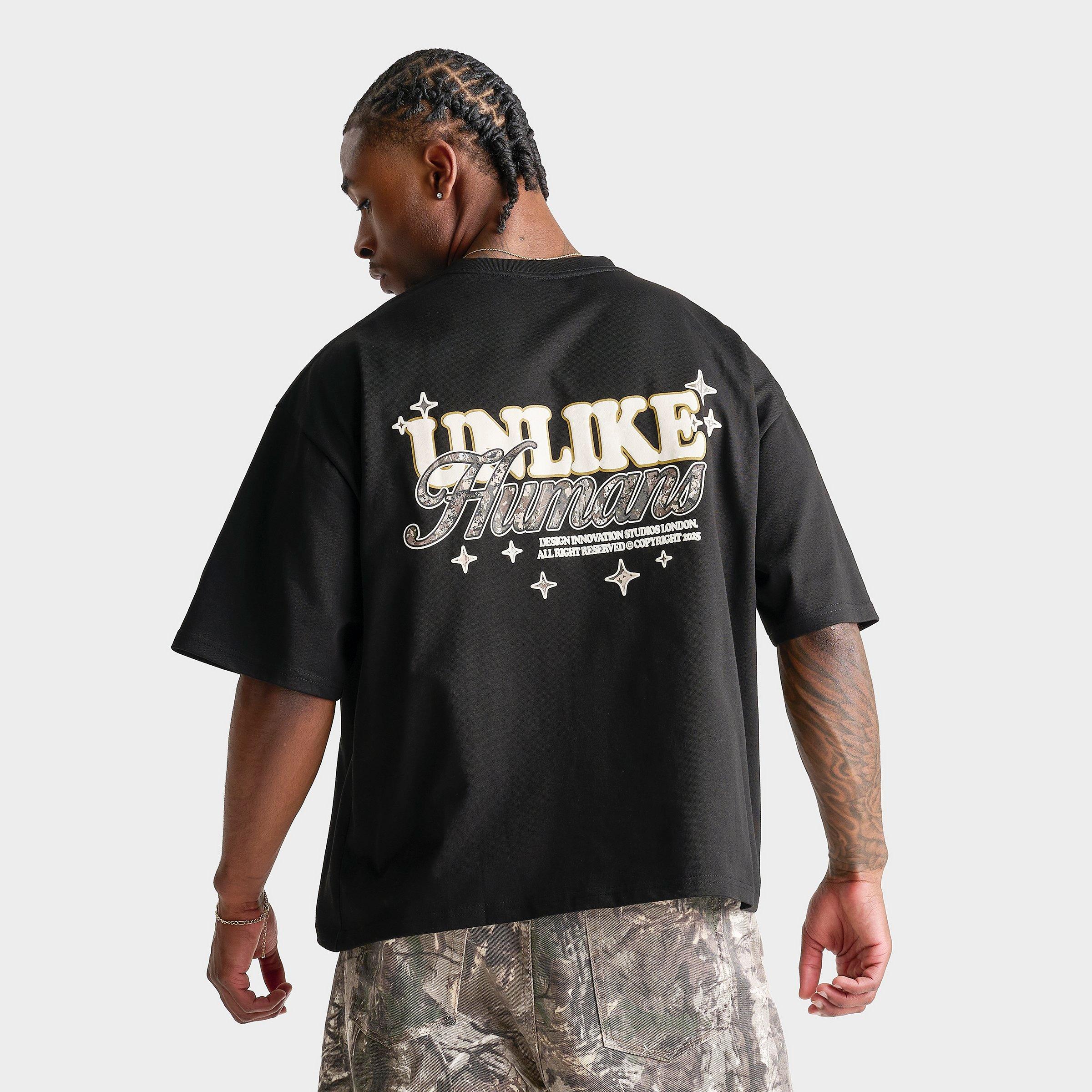 Unlike Humans Steel Loose Cropped T-Shirt