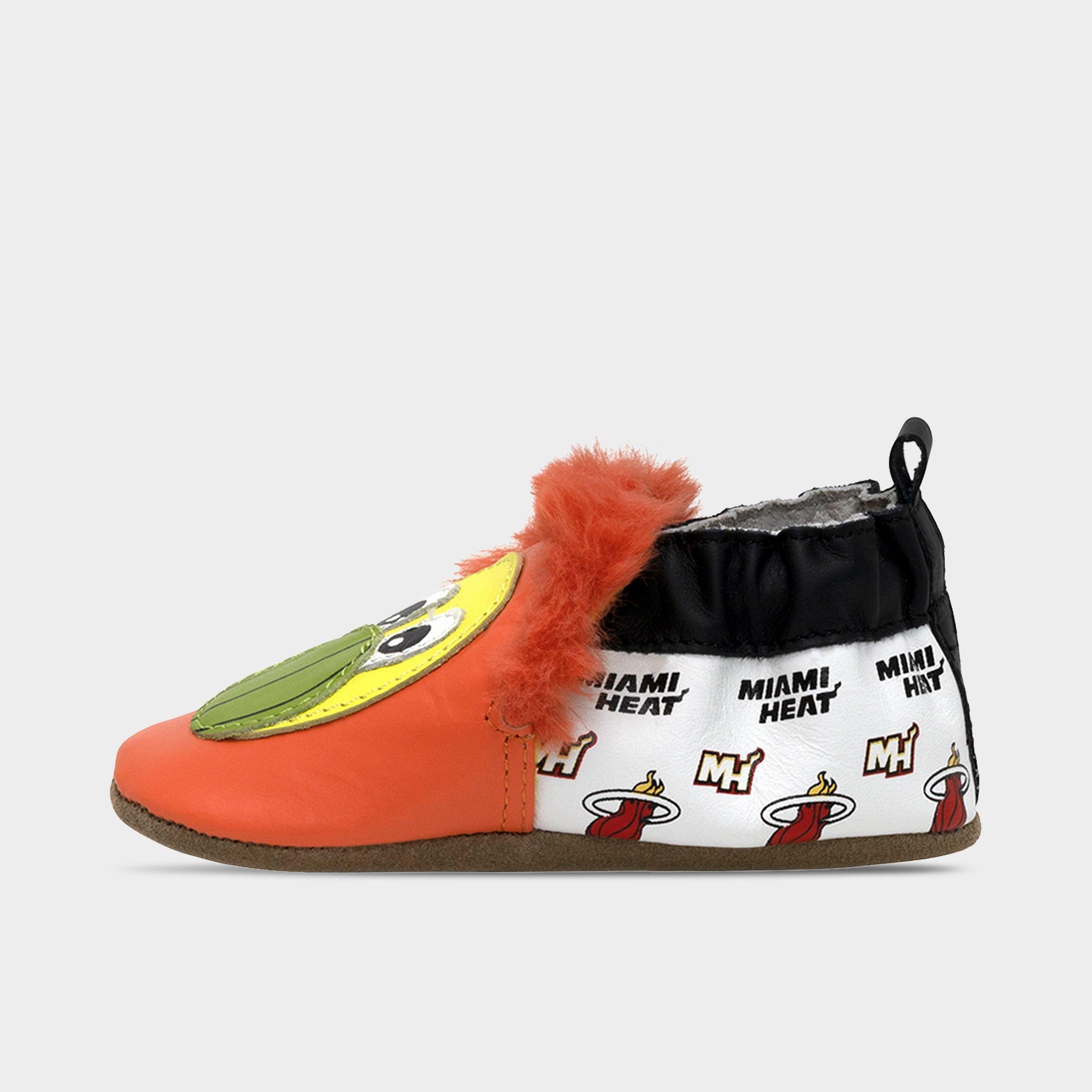 Robeez Miami Heat Mascot NBA Soft Sole Casual Shoes