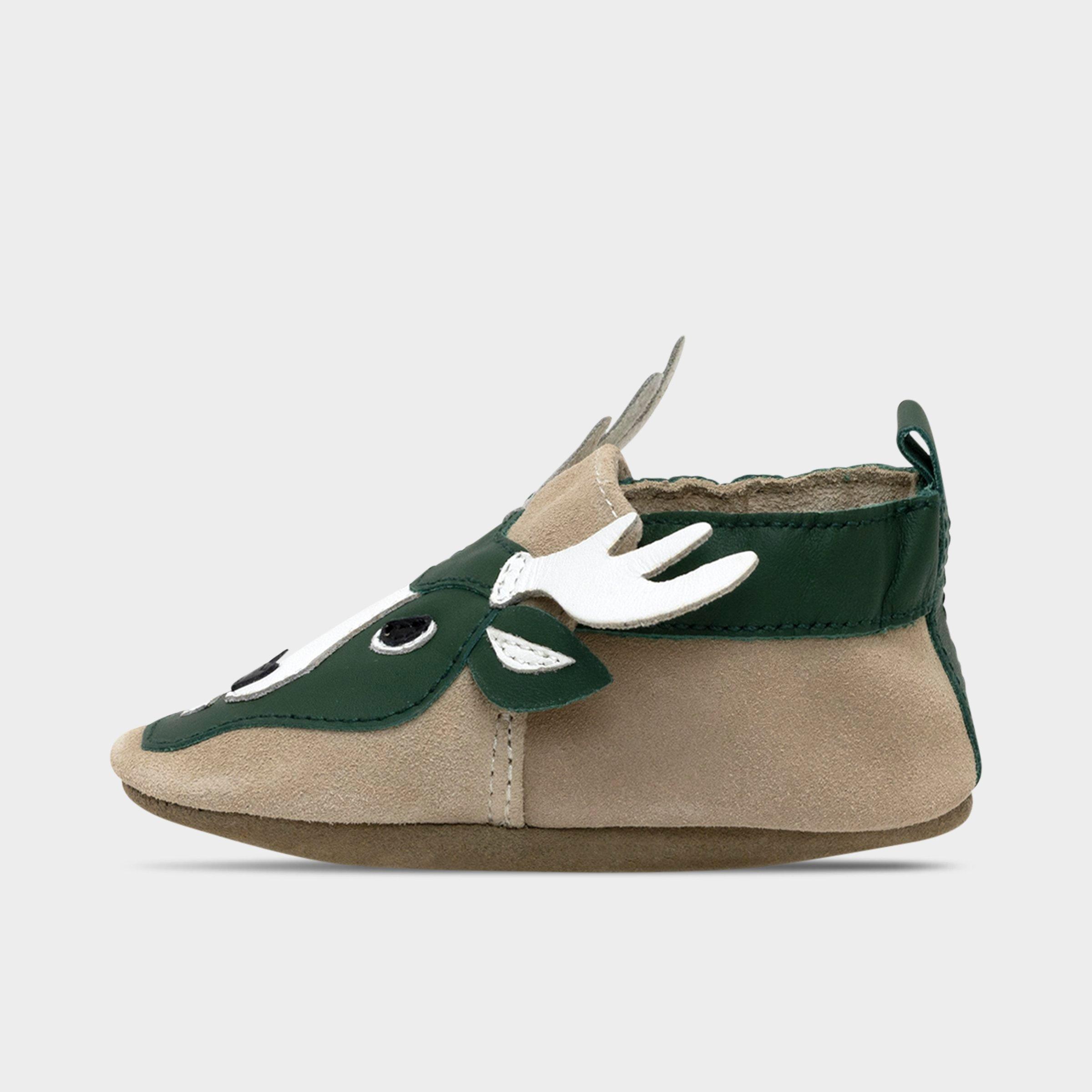 Robeez Milwaukee Bucks NBA Fear The Deer Soft Sole Casual Shoes