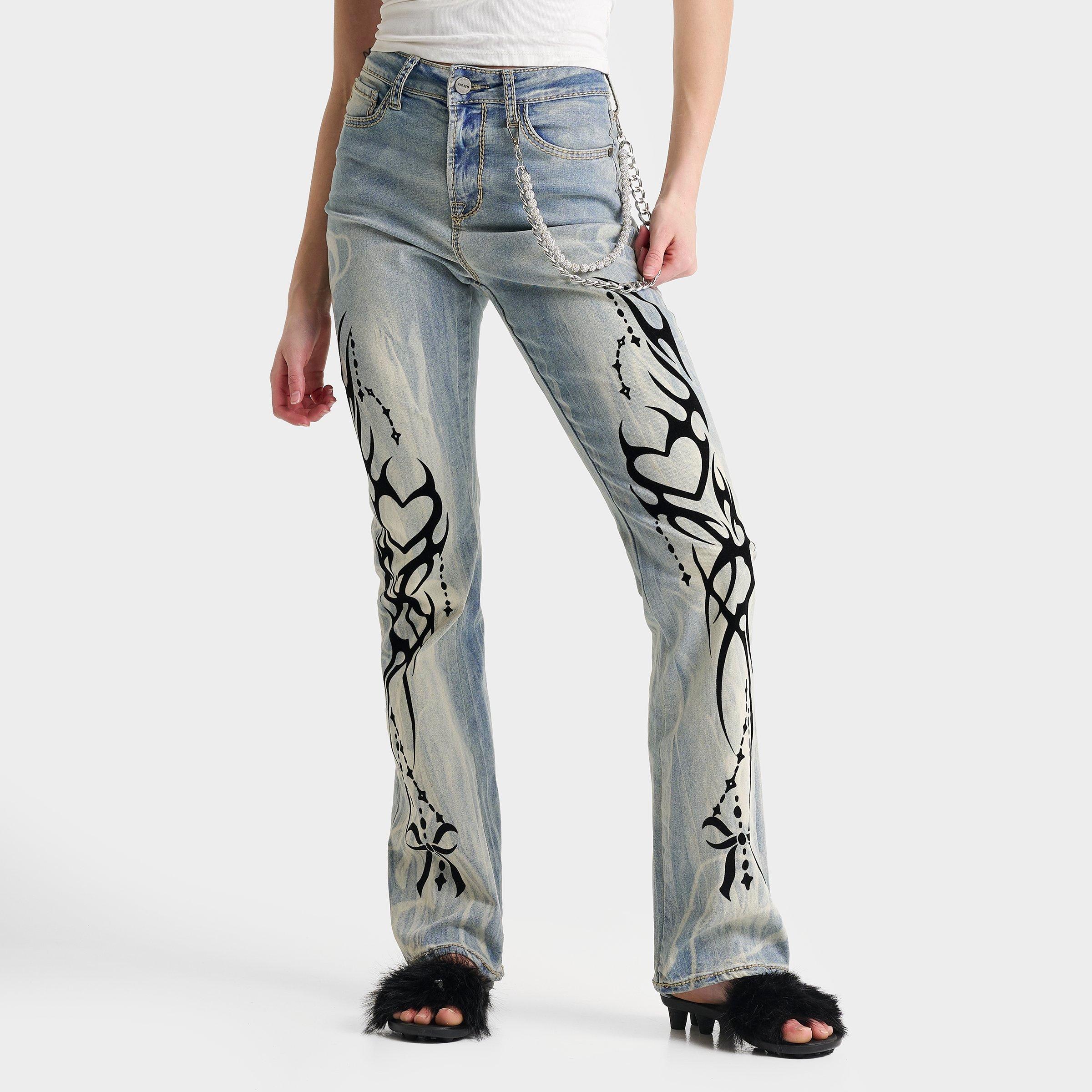 Smoke Rise Ruby Heart High-Rise Bootcut Jeans