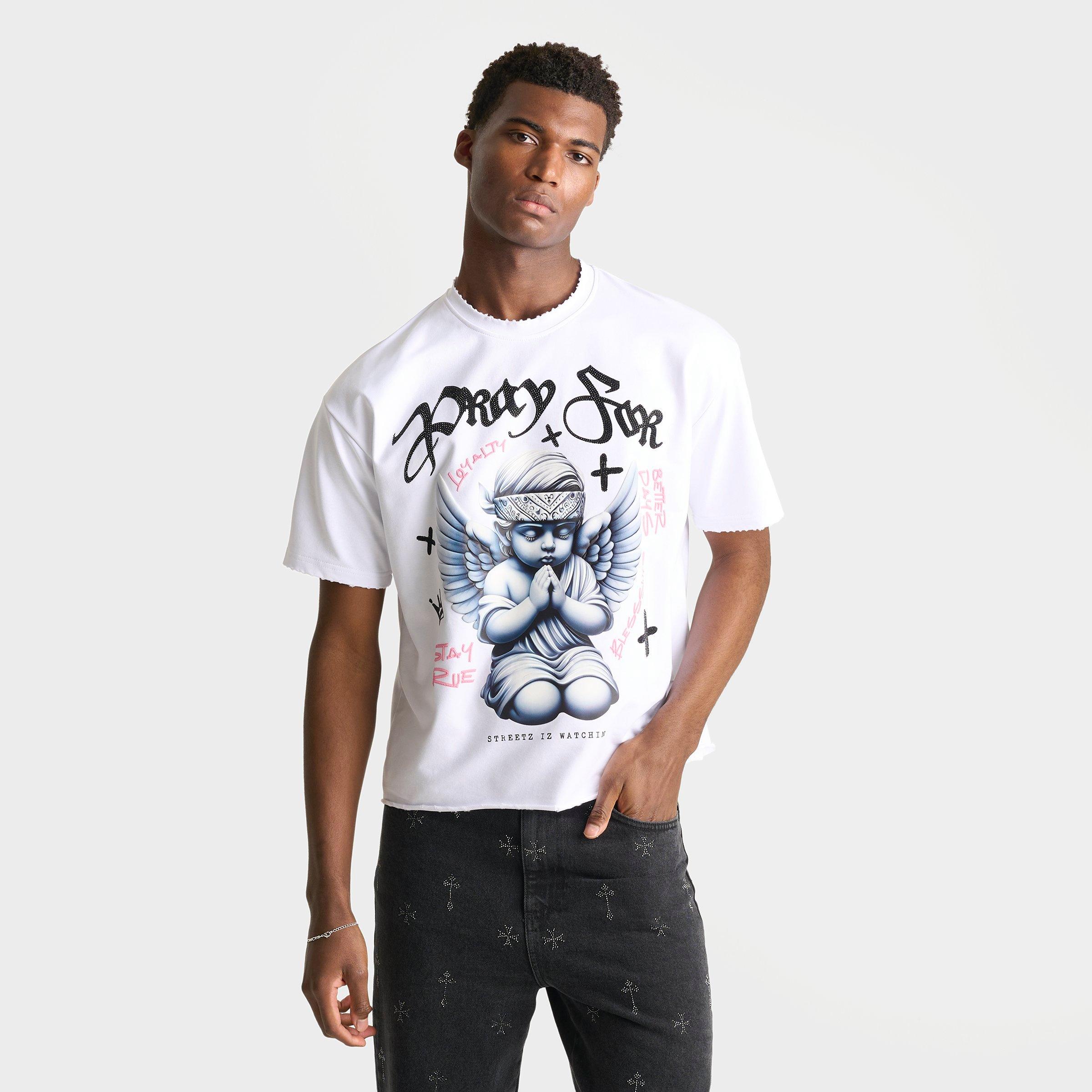 Streetz Is Watchin Pray For Better Cropped T-Shirt