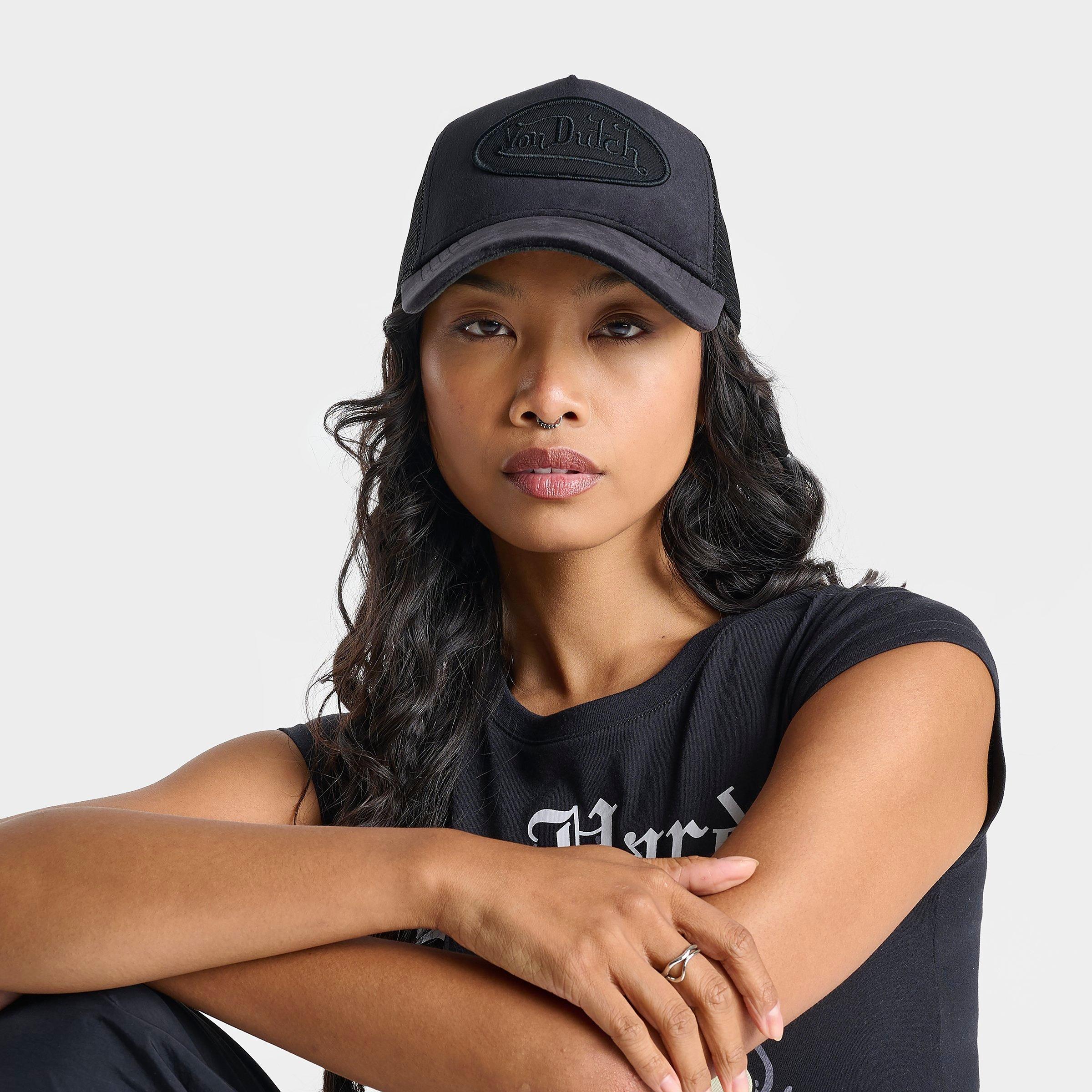 Von Dutch Velvet Trucker Hat